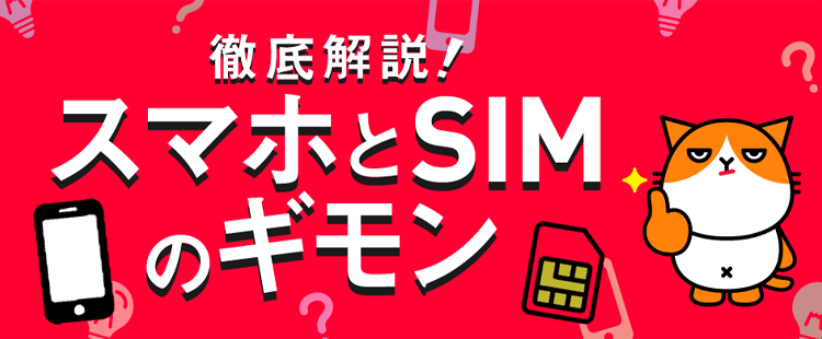徹底解説！ スマホとSIMのギモン